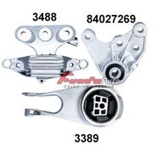 3Pcs Engine Motor Mount Set for 2016-2021 Chevrolet Malibu 1.5L Auto Trans CVT