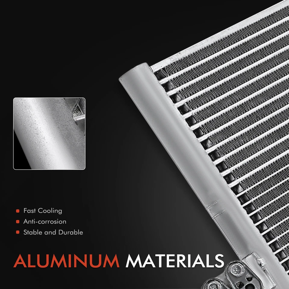 Nuevo condensador de CA con receptor secador para Mercedes-Benz GL350 GL450 GL550 GLE350 Foto 2 de 4