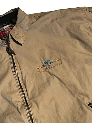Vintage Phoenix Open Golf Jacket 90s Antigua Men's Large Khaki
