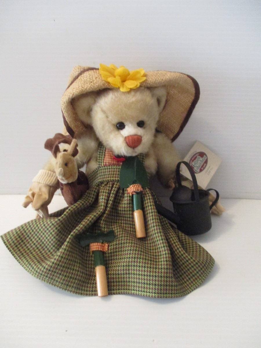 cottage collectibles ベアー大 Ganz Cottage Collectibles Gardenia 1st Ed Bear By Lorraine Chein