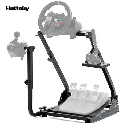 Hottoby Racing Lenkradständer faltbar Fit Logitech G923 G29 Thrustmaster T300