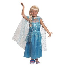 Eisprinzessin Königin Prinzessin Winter Eis Fasching Karneval Kostüm Mädchen NEU