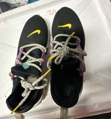 Nike React Presto Octopus Men's Sneakers Black/Dynamic Yellow-Aurora Green