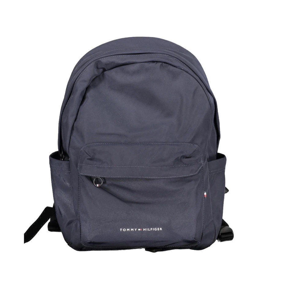 TOMMY HILFIGER Sac À Dos Sport Bleu Nouveau Logo - Photo 1/4