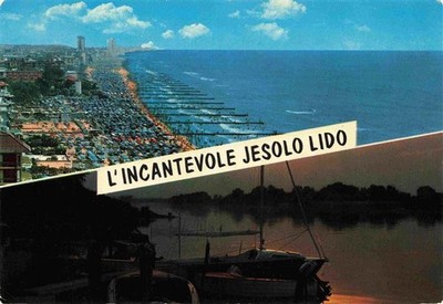 Jesolo Lido Iesolo Veneto IT Strand Sonnenuntergang