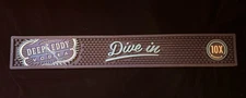 Deep Eddy Vodka Blue Rubber Bar Spill Mat Dive In Man Cave Austin TX 23"x3" NEW