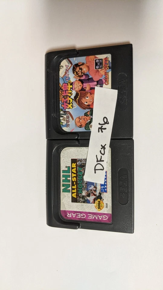 世嘉 Game Gear 批量 2 件 - 美国 NHL 和日本 Hao Poi 麻将 - DFcx76 — 第 2/3 张图片
