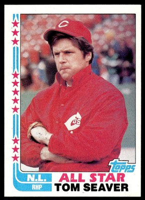 1982 Topps #346a Tom Seaver BASEBALL Cincinnati Reds
