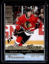 2014-15 Upper Deck UD Exclusives Young Guns Trevor van Riemsdyk 009/100 Chicago