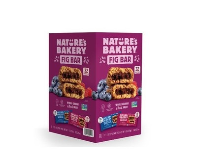 Nature's Bakery Fig Bars, Variety Pack, 2 oz., 32 ct.