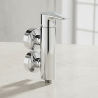 Kludi Objekta Brause-Einhandmischer DN15 Vertikale Blockarmatur Chrom 366510575