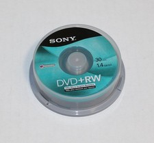 8-pack Sony Handycam DVD RW Mini Discs 1.4GB 30 Min - New. Open Box.