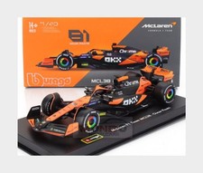 1:43 BURAGO Mclaren F1 Mcl38 81 2024 Oscar Piastri Pilot  Showcase BU38215-P