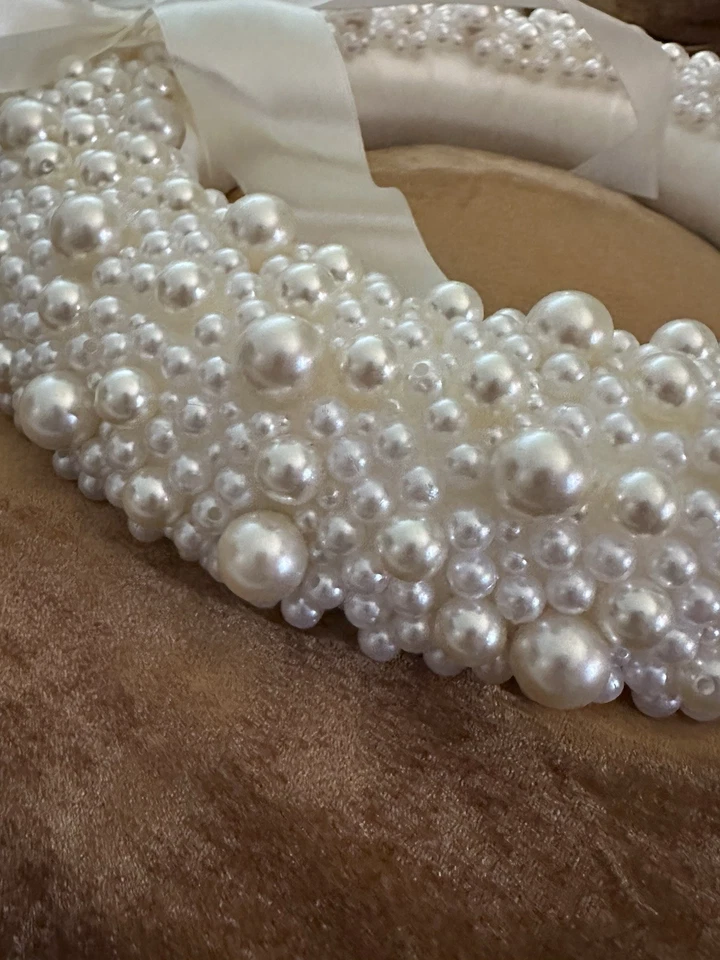 Pearl Wreath by Raz Brand New Never Used - Image 4 of 4