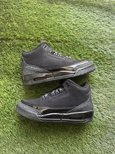 Nike Air Jordan 3 Retro Black Cat Shoes US Size 5.5Y DM0967-001 New no box