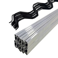 20 Set 6.6 ft Greenhouse Spring Wire & Alumin...