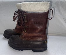 Vintage Distressed L.L. Bean Women s Maroon Bean Boots