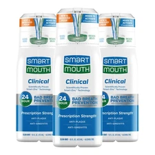SmartMouth DDS Activated Clinical Mouthwash 3 Pack 16oz Fresh Breath Gum Gingivi
