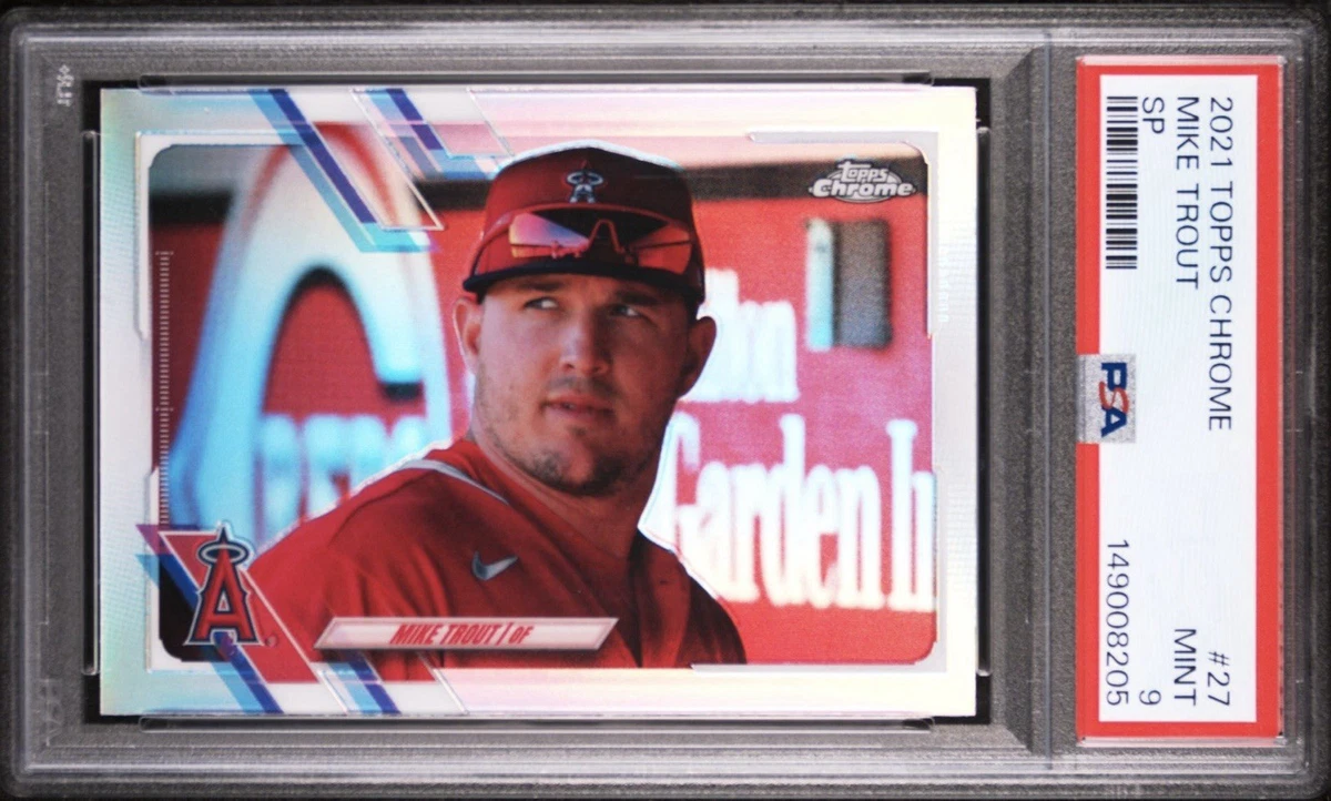 Mike Trout Anaheim Angels Baseball Sports Trading Card Singles for