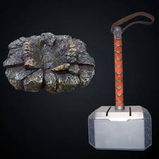 Replica Metal Mjolnir Thor Solid Adult Hammer Collectible Full Size