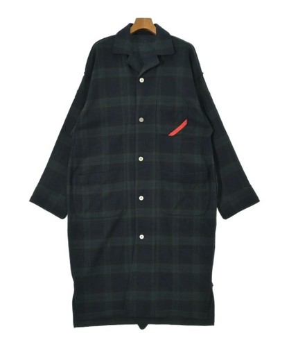 PHINGERIN Coats (Other) NavyxGreenxBlack(Check Pattern) XL 2200697291011
