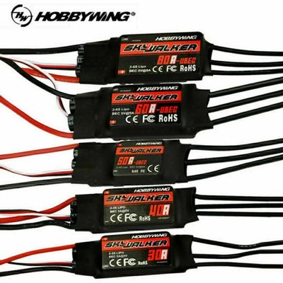 Hobbywing SKYWALKER 40/60/80A Brushless Regler ESC & BEC für RC Flugzeug To N5G8