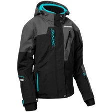 Castle X Womens Black/Charcoal/Turquoise Polar G2 Jacket - 71-4322