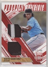 2019 Elite Extra Edition Dual Prospect Materials Red 17/49 Sixto Sanchez uk2