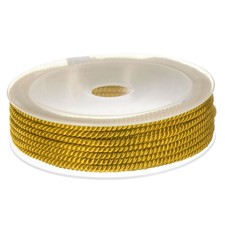 Twisted Nylon Twine Thread 3mm 7M/23 Feet Braided Nylon String Golden Rod
