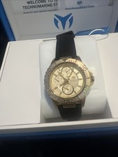 TechnoMarine Coral Legacy Women  s Watch 36mm Black Dial   New in Box