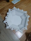 Vintage Milk Glass Bowl -Very Ornate - Early 1900's