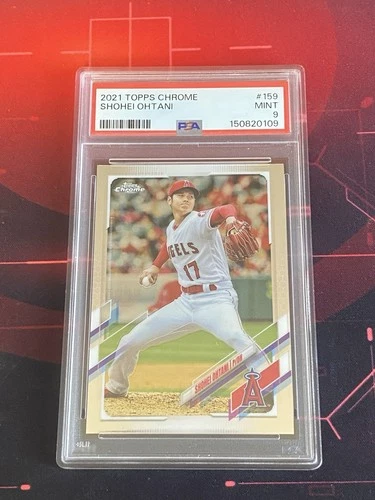2021 Topps Chrome - Shohei Ohtani #159 Los Angeles Angels PSA 9