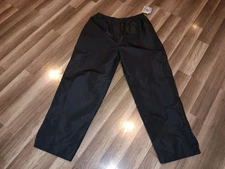 Forresters Waterproof golf Mens Size M Black Rain Pants NWT