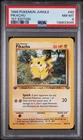 1999 POKEMON JUNGLE 1ST EDITION #60 PIKACHU PSA 8
