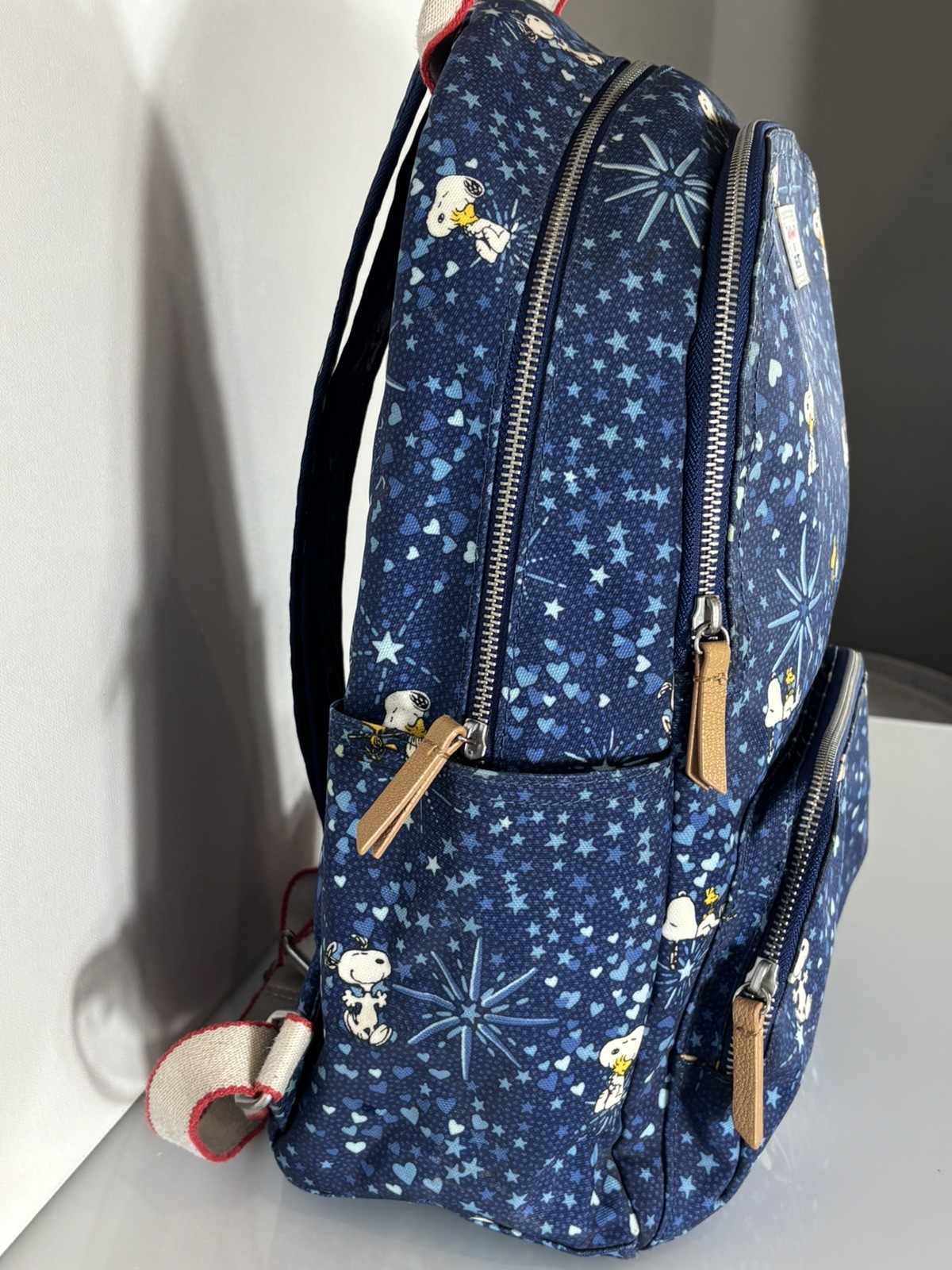 Cath Kidston x Peanuts Snoopy Dream Midnight Stars Ltd edit. Backpack SUPERB image 7