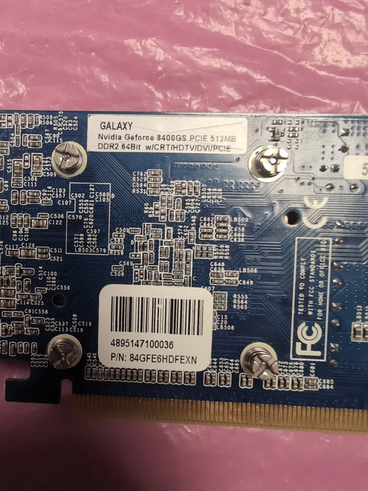 Galaxy GeForce 8400 GS 512MB PCI-E Graphics Card Low Profile  - Image 3 of 4