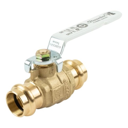 Mueller 107-728PV Ball Valve 1/2" Copper Lead-Free Press Fit