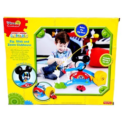 Fun Fisher- - Disney Mickey Mouse Clubhouse - Zip Slide and Zoom