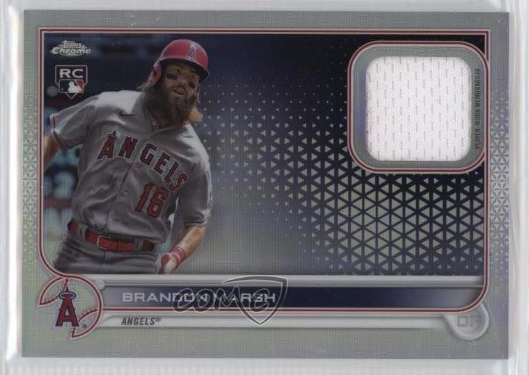 2022 Topps Complete Set Chrome Rookie Relics Brandon Marsh #CRR-BM RC 4at