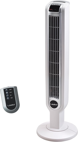 Lasko Oscillating Tower Fan with Remote Control, 3 Quiet Speeds, Timer for Bedro - Picture 11 of 12
