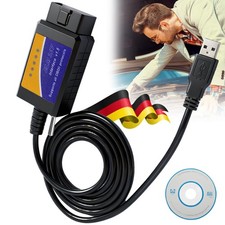 FORScan ELM327 Software OBD2 Scanner Adapter USB Diagnostic Tool Cable for Ford.