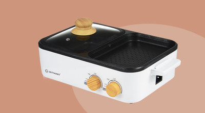 GEITHAINER Essen Mini Electric Grill GTKDG-1000 Multi Meat Grill Cooker /Express