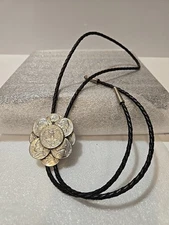 Vintage US Coins Bolo Tie - Quarter & Nickle Bolo