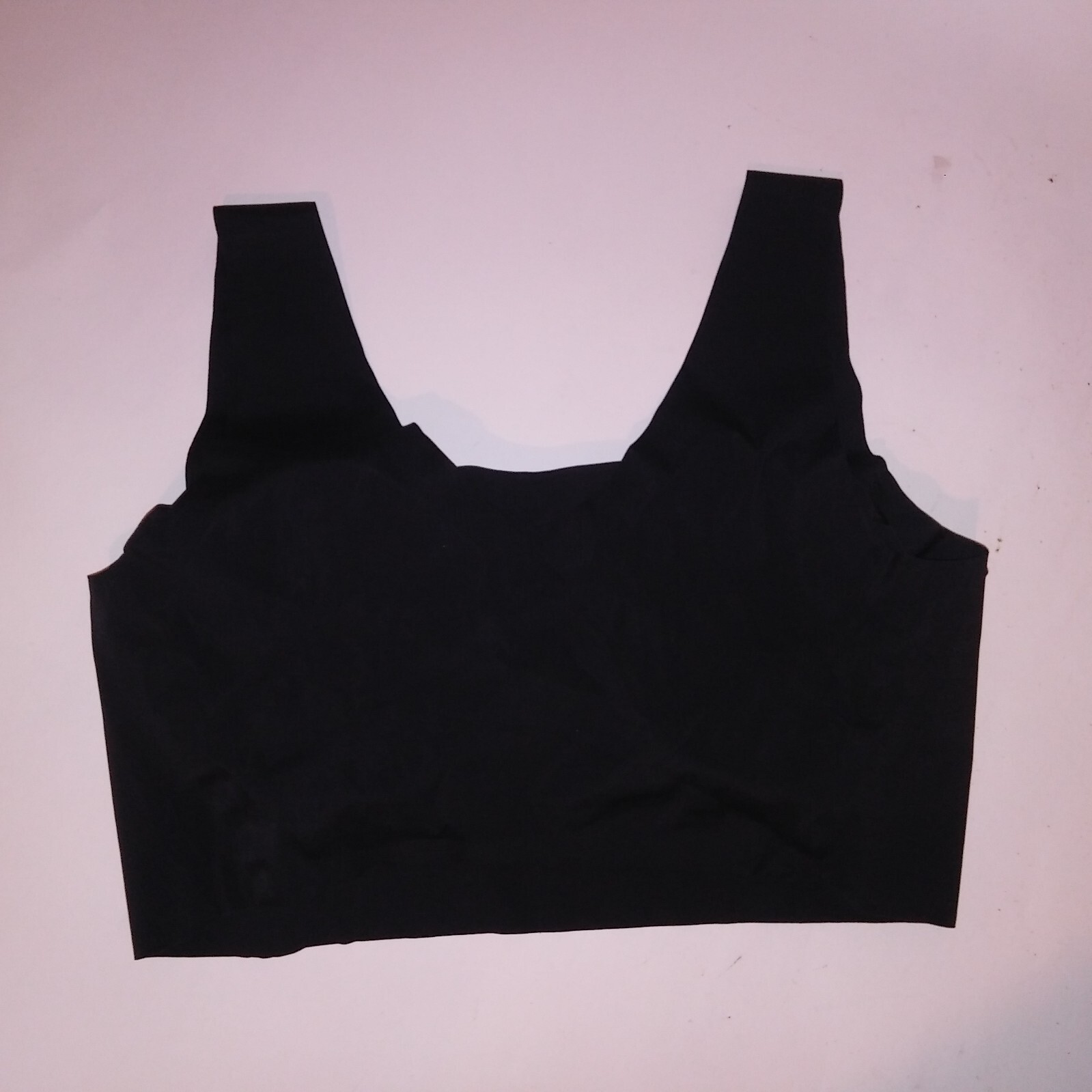 Bali Bra Large Black Solid Pullover Seamless Ligh… - image 7