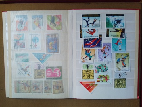 LAGERBUCH ABRIA Album mit BRIEFMARKENSÄTZEN inkl. Sport, Fußball, Fußball, Olympiade - Bild 3 von 10
