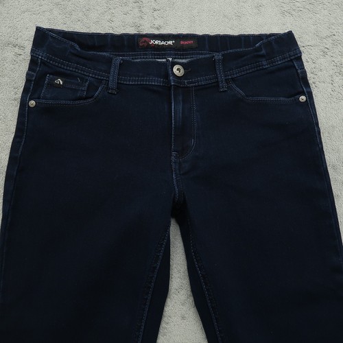 Jordache Jeans Youth/Girls Size 16 Blue Low-Rise Skinny Denim Pants 29" Inseam - Picture 13 of 18