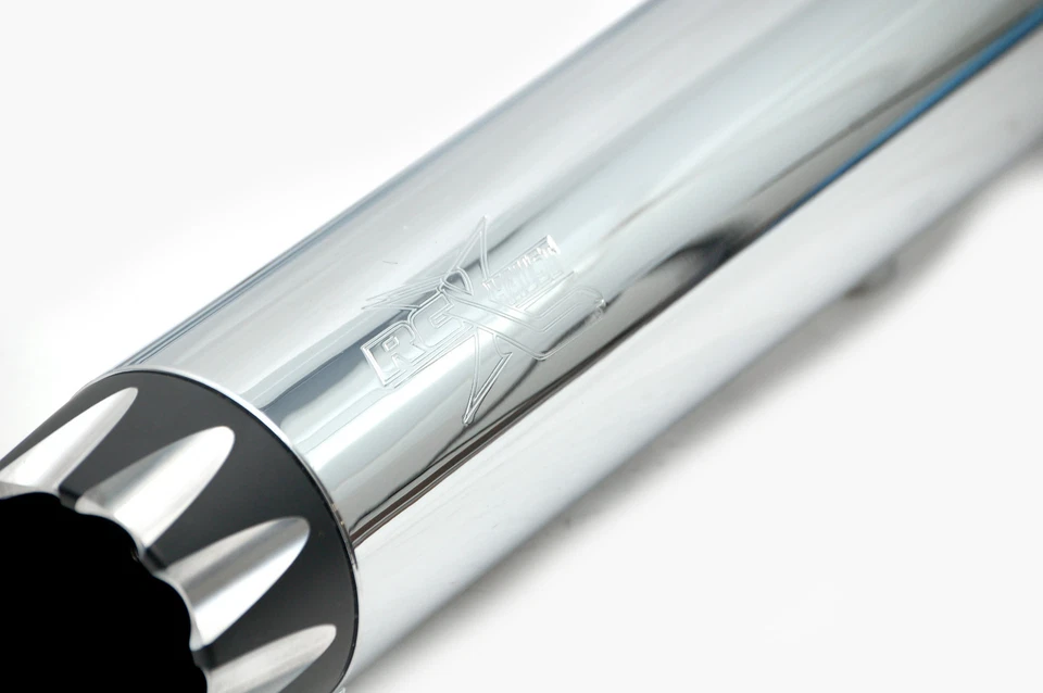 RC Components Slip on Mufflers Excalibur Eclipse Harley Sportster RCX214C-20E - Image 4 of 4