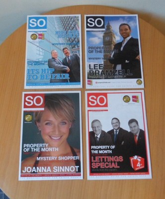 4 GLOSSY ''SOLDOUT'' ESTATE AGENCY MAGAZINES-AUGUST/SEPTEMBER/OCTOBER/NOV 2008