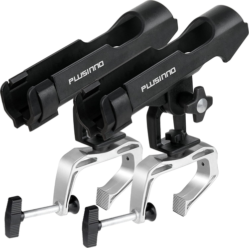 Fishing Boat Rods Holder Large Clamp Opening 360 Degree Adjustable Fishing Rod R - Picture 9 of 9