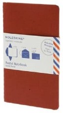MOLESKINE Postal Notebook Raspberry Red/Raspberry Red - Page to share LARGE